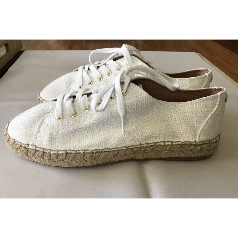 Liz Claiborne Women's Refined Memory LC Leckie Espadrille Canvas Sneaker 11 Med